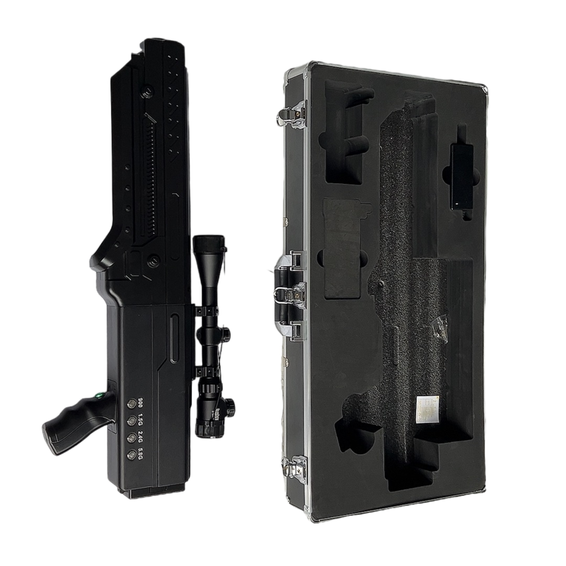  商城手持便携式枪型低空防御反制四通道A型